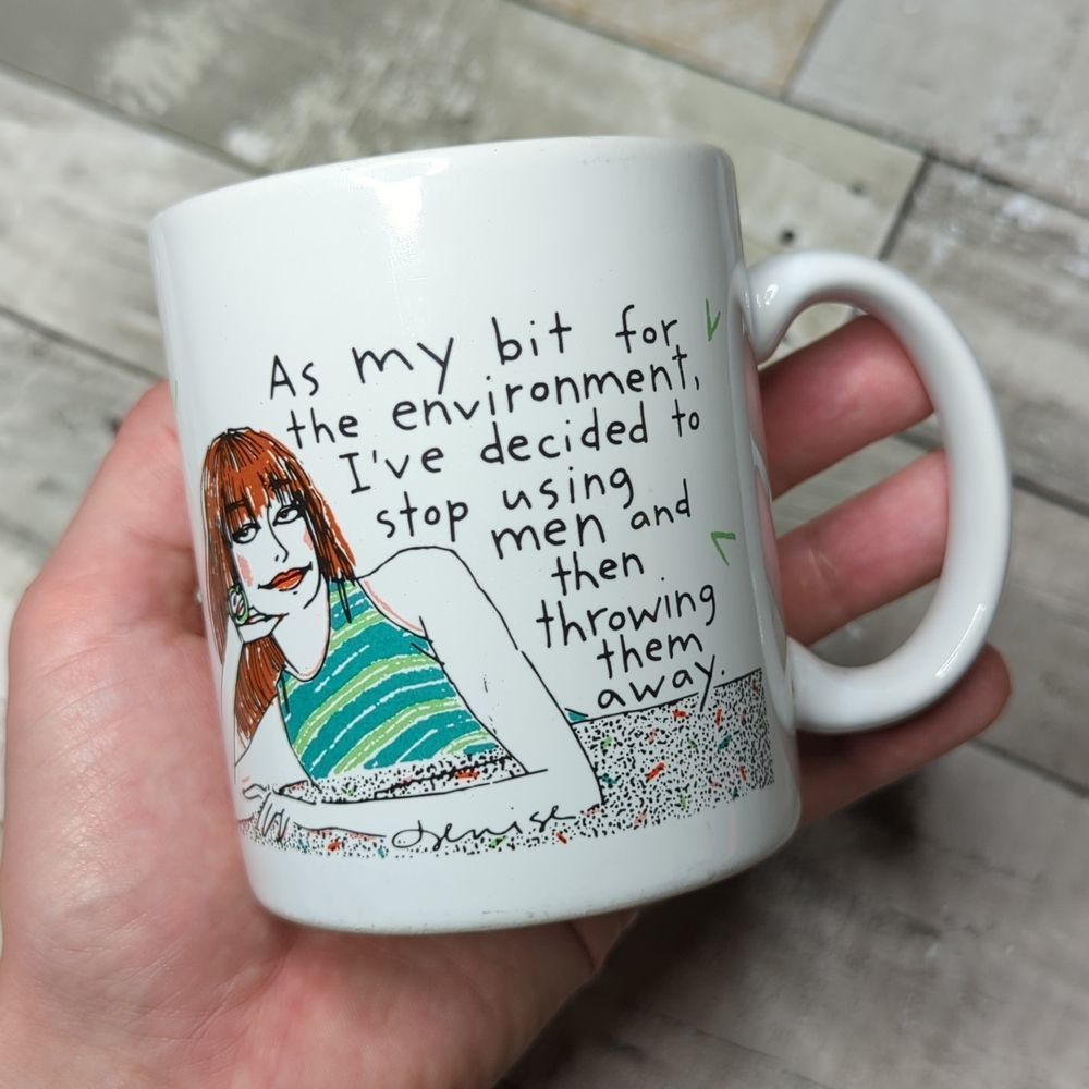 Hallmark shoebox greetings funny using men mug